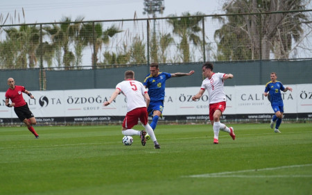 Lechia players in another match in the national team