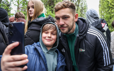 GALLERY | Meeting of Bohdan Viunnyk and Dominik Piła with supporters in Park Oliwski 24.04.2025