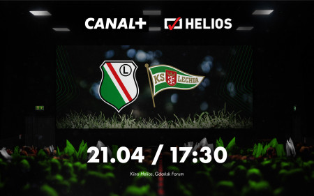 Oglądaj Legia – Lechia w kinie Helios