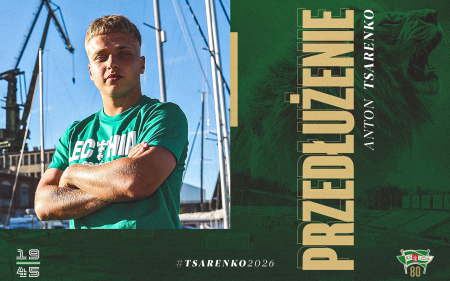 Anton Tsarenko stays longer at Lechia Gdańsk!