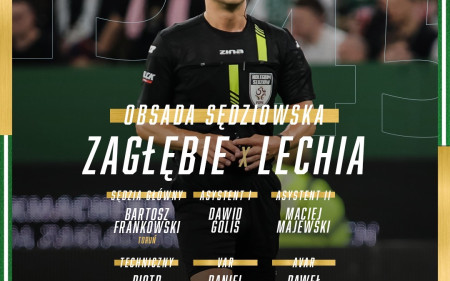 Bartosz Frankowski to Officiate #ZAGLGD Match