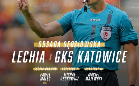 Paweł Malec to referee Lechia vs. GKS