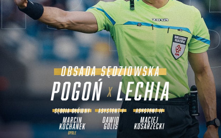 Marcin Kochanek to referee the match in Szczecin