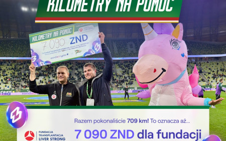 Lechiści dołożyli 709 kilometrów dla Fundacji Transplantacja LIVERstrong! 